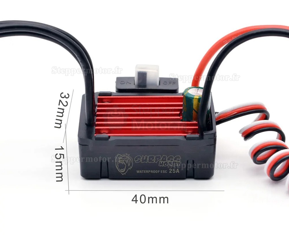 Surpass Hobby 25A Contrôleur de vitesse T/XT60 Plug pour moteur de drone FPV